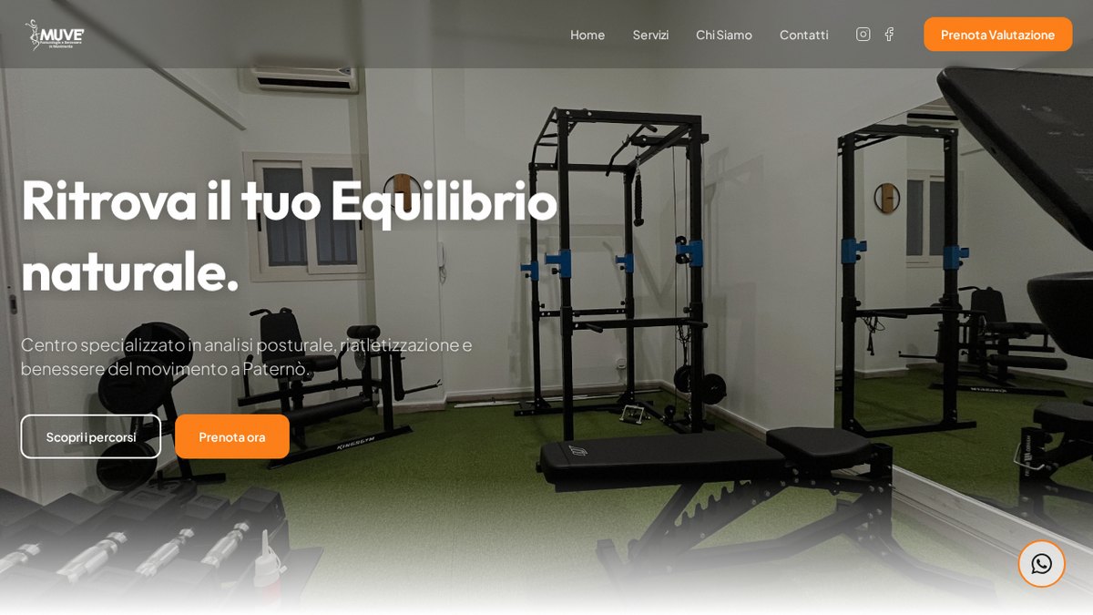 Anteprima del sito Muve Posturologia