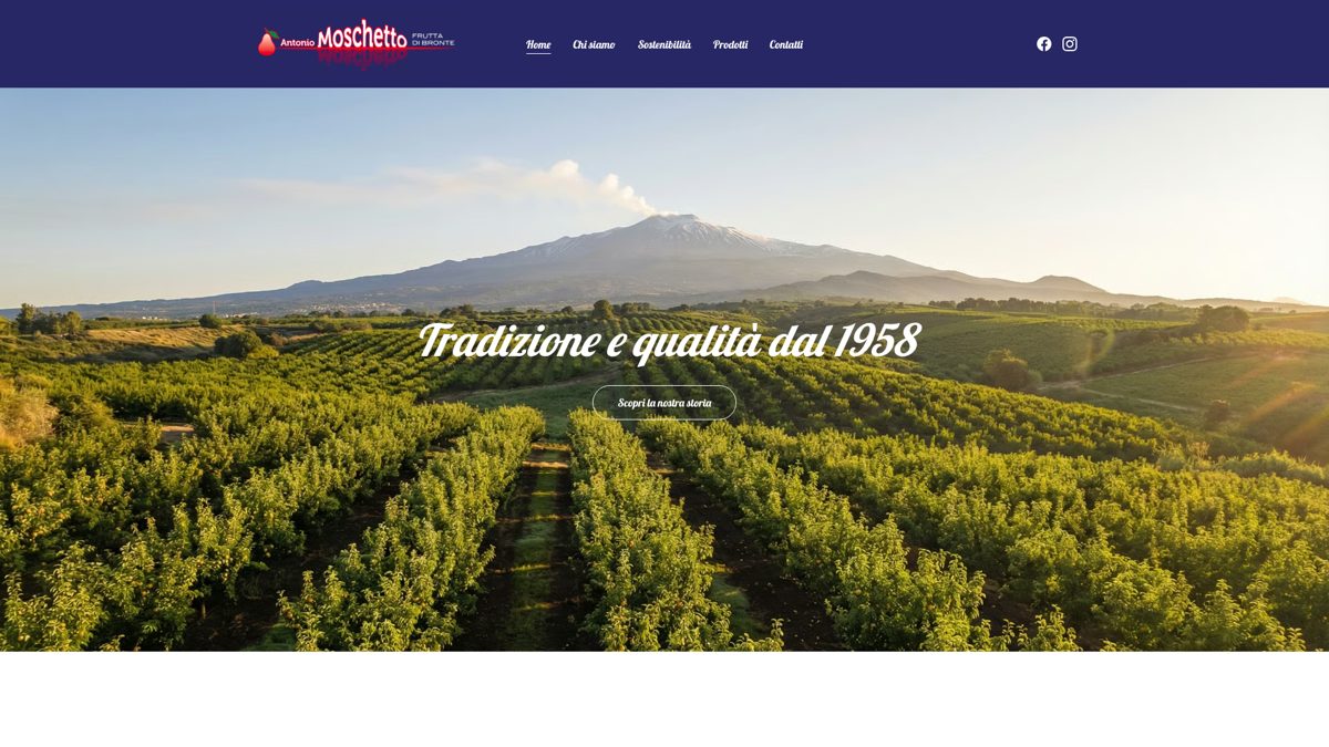 Anteprima del sito Azienda Agricola Moschetto